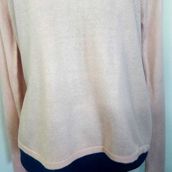 Miss Selfridge Ballerina Pink Bell Sleeves Tie Back Sweater - Picture 12 of 12